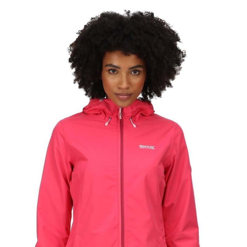 Regatta Womens/ladies Hamara Iii Waterproof Jacket In Pink