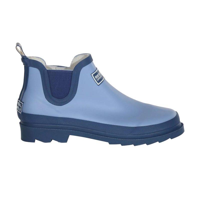 Shop Regatta Womens/ladies Harper Low Cut Wellington Boots In Blue