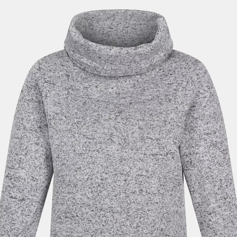 Regatta Womens/ladies Hedda Marl Cowl Neck Fleece Top In Grey