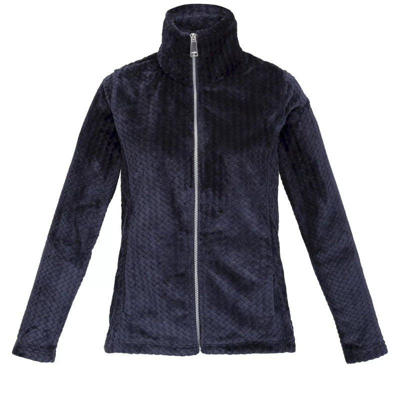 Regatta Womens/ladies Heloise Marl Full Zip Fleece Jacket In Blue