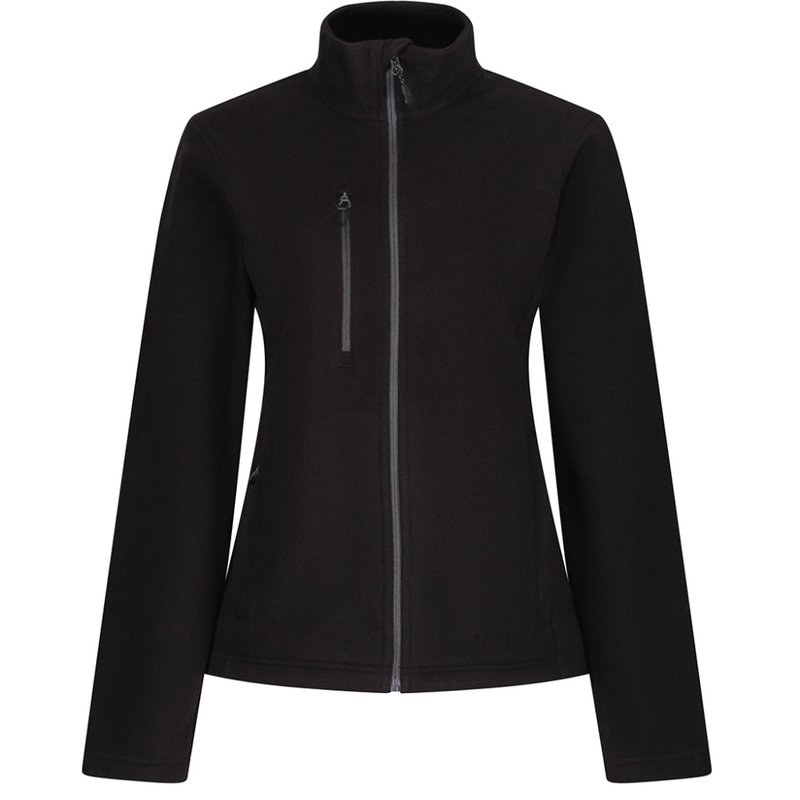 Regatta Womens/ladies Honestly Made Recycled Fleece Jacket In Black