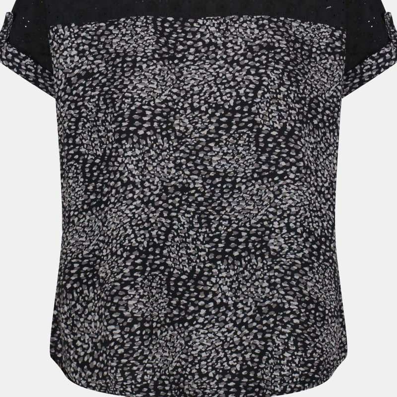 Regatta Womens/ladies Jaida Abstract T-shirt In Black