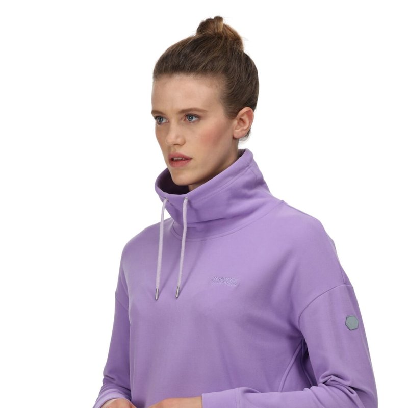 Regatta Womens/ladies Laurden Soft Fleece Jumper In Purple