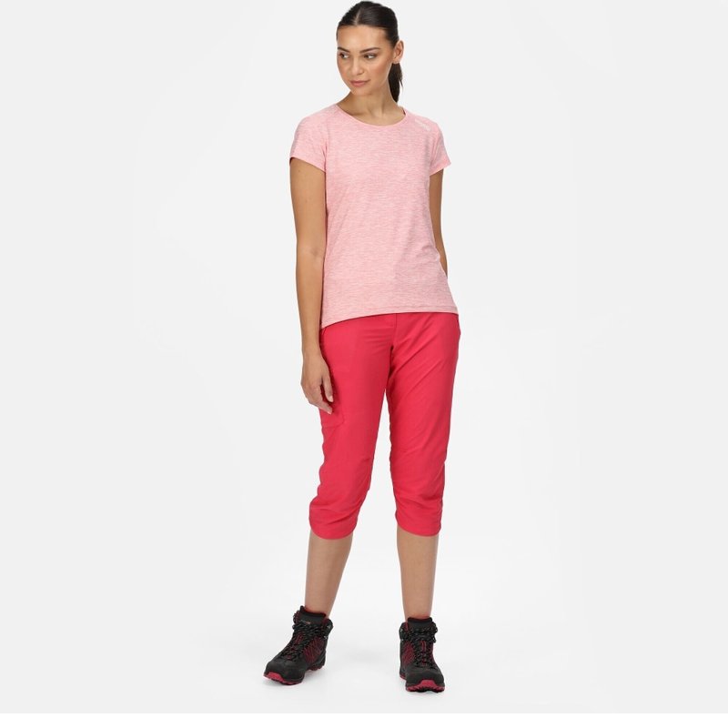 Regatta Womens/ladies Limonite V T-shirt In Pink