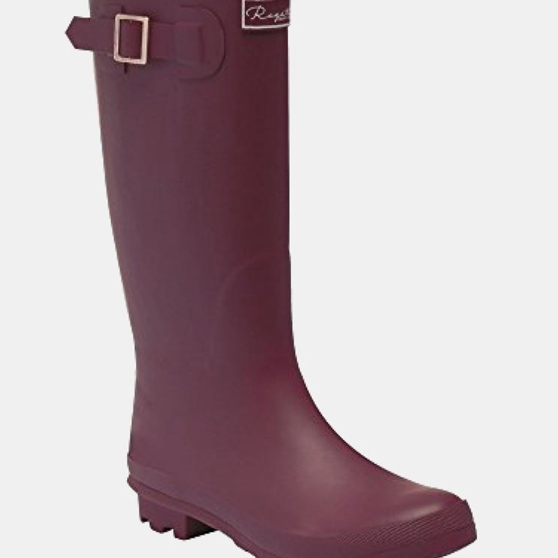 Shop Regatta Womens/ladies Ly Fairweather Ii Tall Durable Wellington Boots In Pink