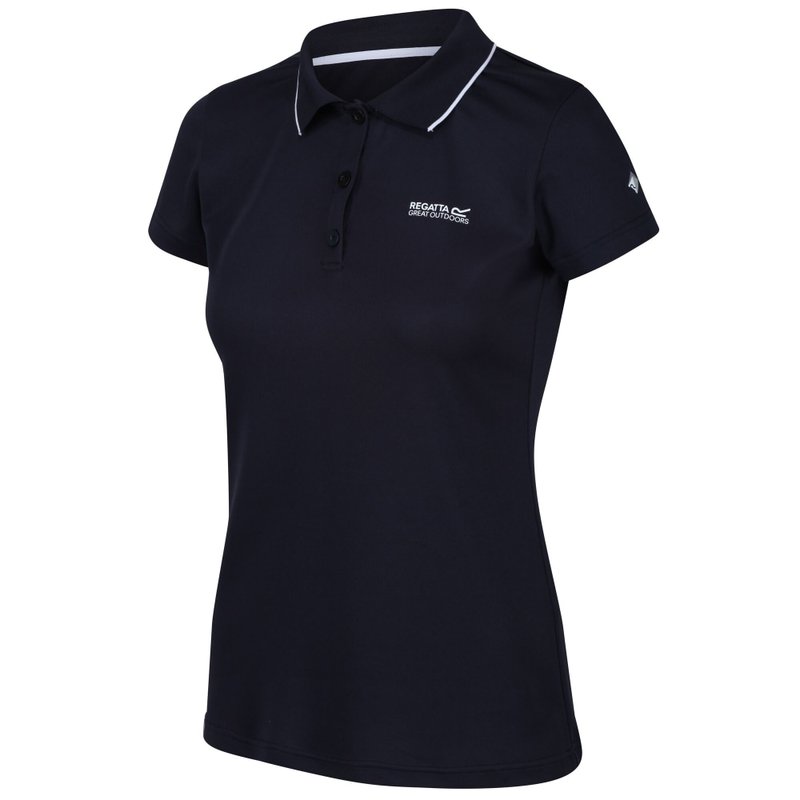 Regatta Womens/ladies Maverick V Polo Shirt In Navy
