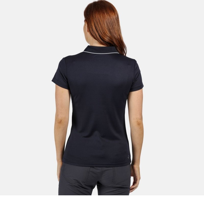 Shop Regatta Womens/ladies Maverick V Polo Shirt In Blue