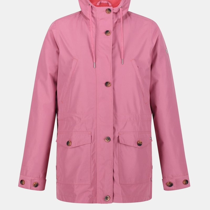 Regatta Womens/ladies Nahla Waterproof Jacket In Pink
