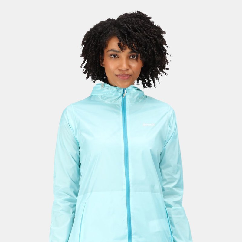 Regatta Womens/ladies Pk It Jkt Iii Waterproof Hooded Jacket In Blue