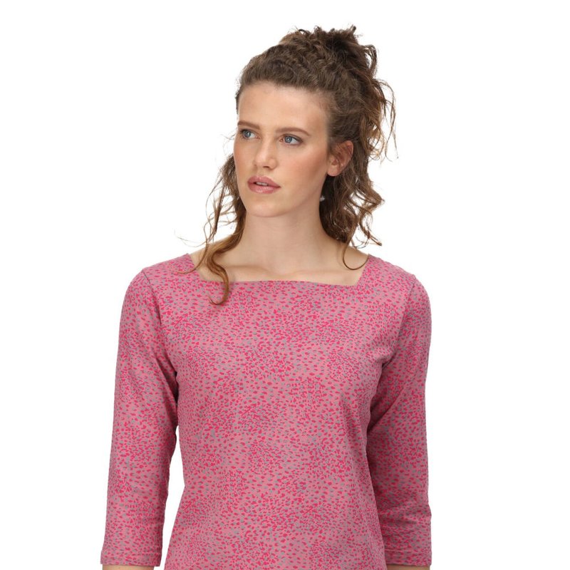 Regatta Womens/ladies Polexia Abstract T-shirt In Pink