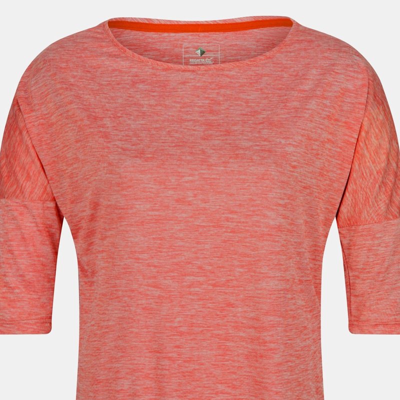 Regatta Womens/ladies Pulser Ii 3/4 Sleeve T-shirt In Pink