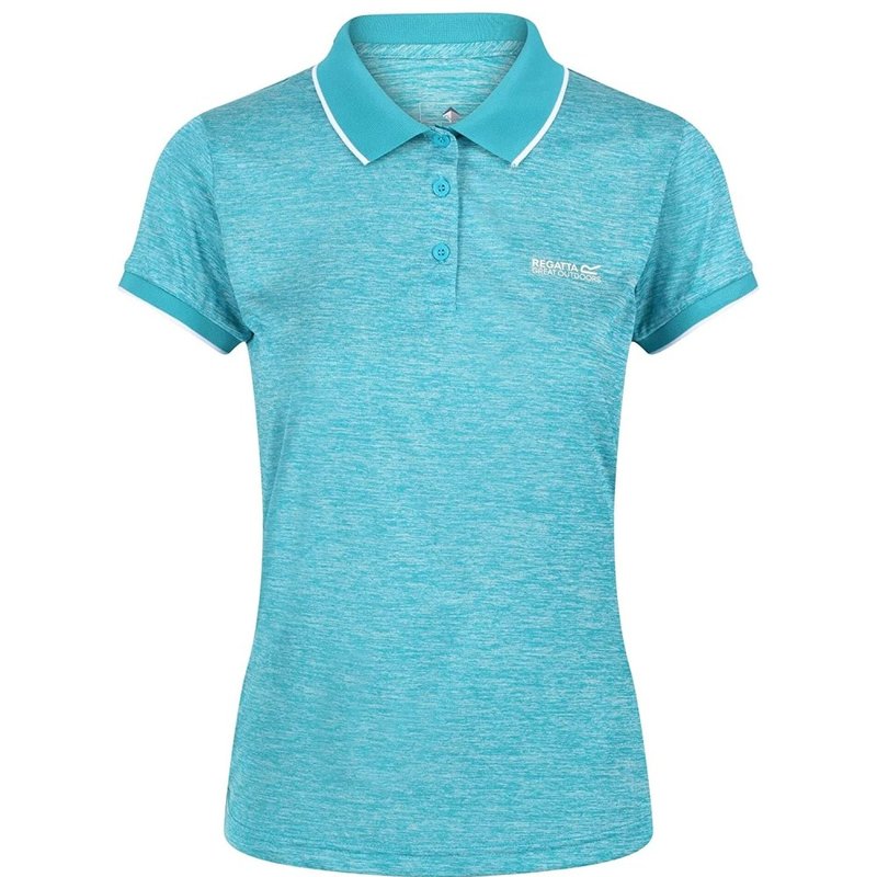 Regatta Womens/ladies Remex Ii Polo Neck T-shirt In Blue