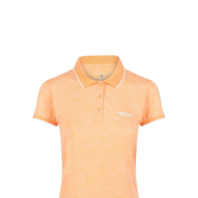 Regatta Womens/ladies Remex Ii Polo Neck T-shirt In Orange