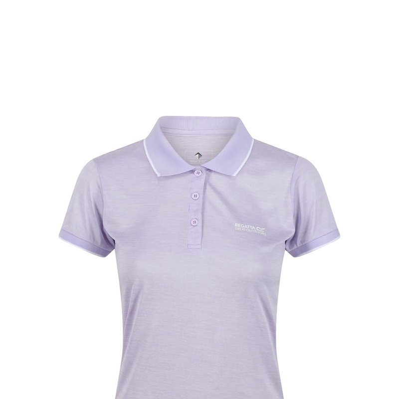 Regatta Womens/ladies Remex Ii Polo Neck T-shirt In Purple