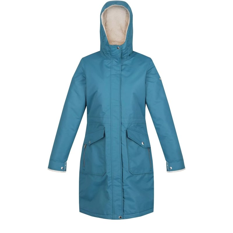 Regatta Womens/ladies Romine Waterproof Parka Jackets In Blue