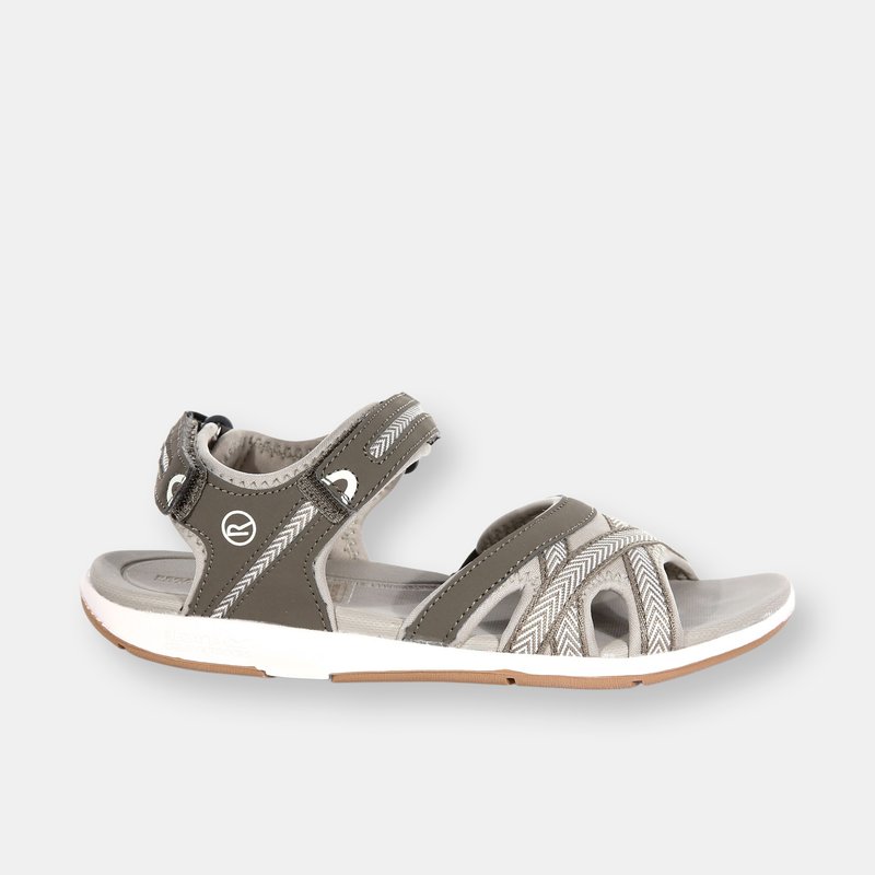 Shop Regatta Womens/ladies Santa Clara Sandals In Grey