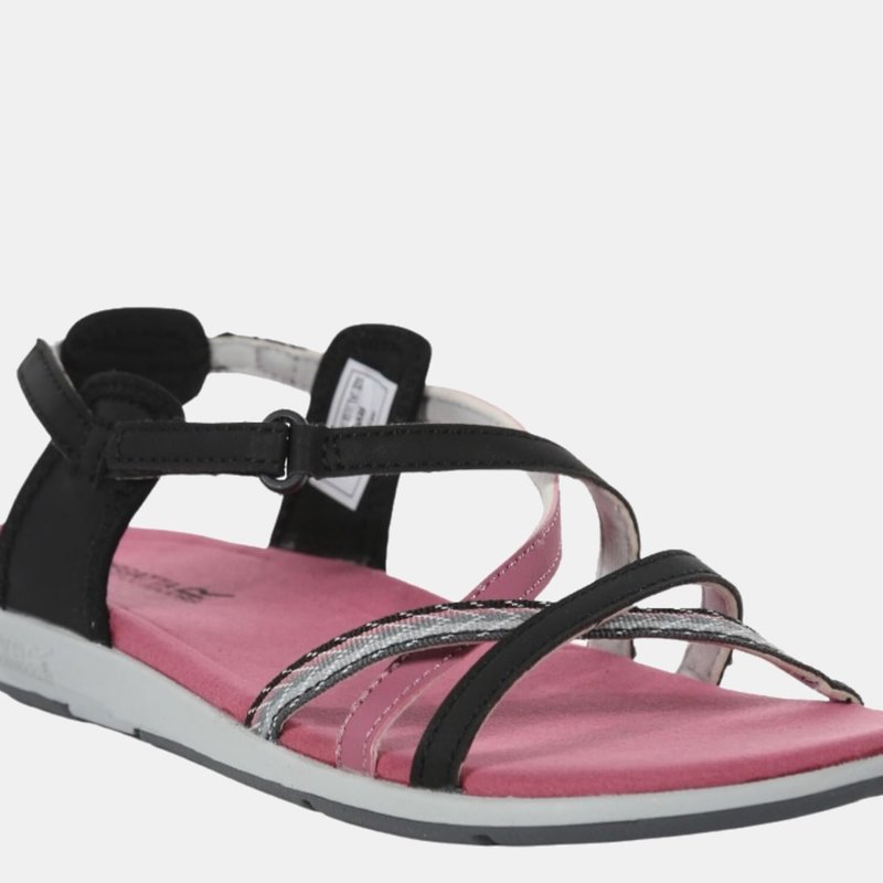 Regatta Womens/ladies Santa Roma Criss-cross Sandals In Pink
