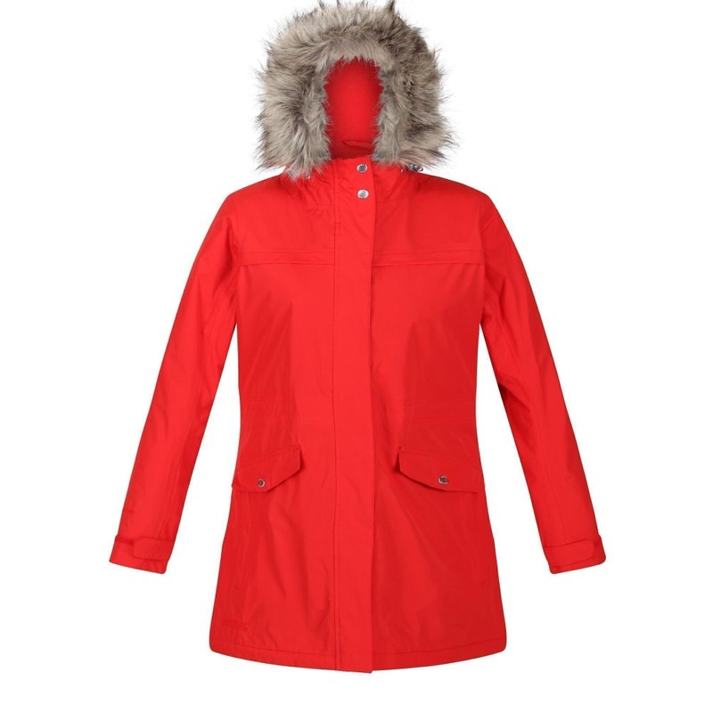 Regatta Womens/ladies Serleena Ii Waterproof Insulated Jacket In Red