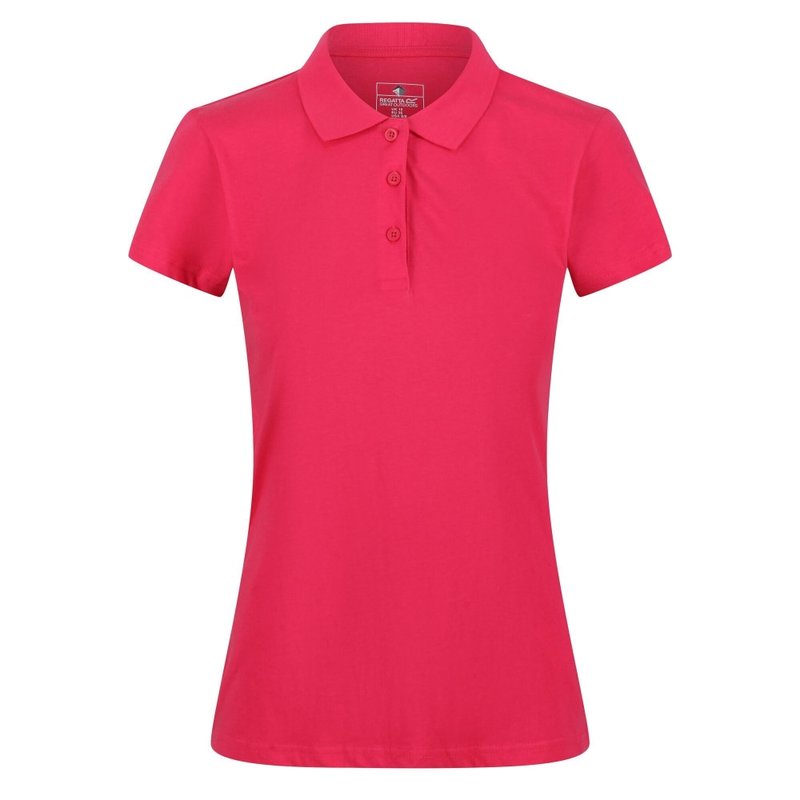Regatta Womens/ladies Sinton Polo Shirt In Pink