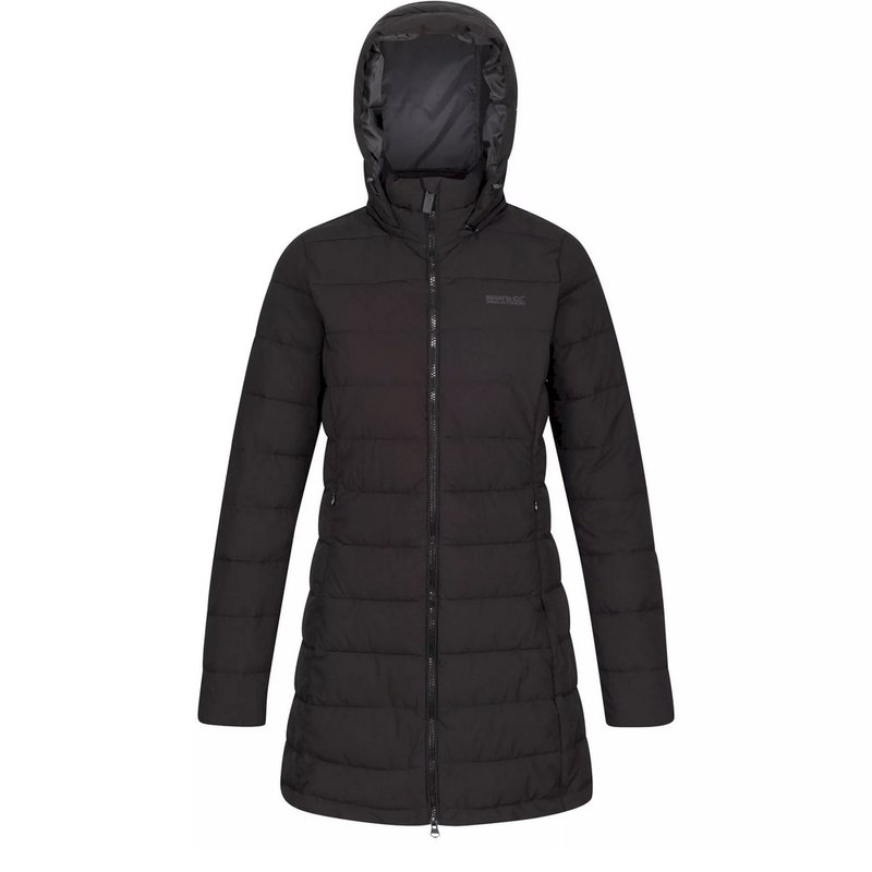 Shop Regatta Womens/ladies Starler Padded Jacket In Black
