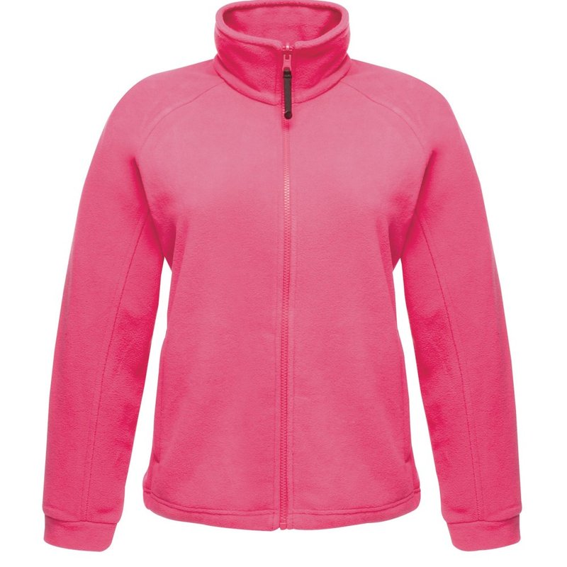 Regatta Womens/ladies Thor Iii Anti-pill Fleece Jacket In Pink