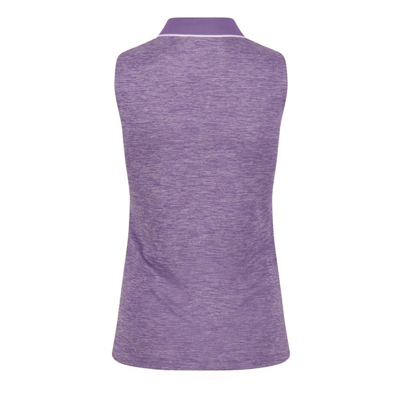 Shop Regatta Womens/ladies Tima Ii Sleeveless Polo Shirt In Purple