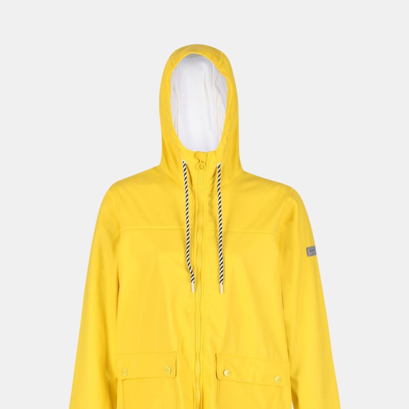 Regatta Womens/ladies Tinsley Waterproof Jacket In Yellow