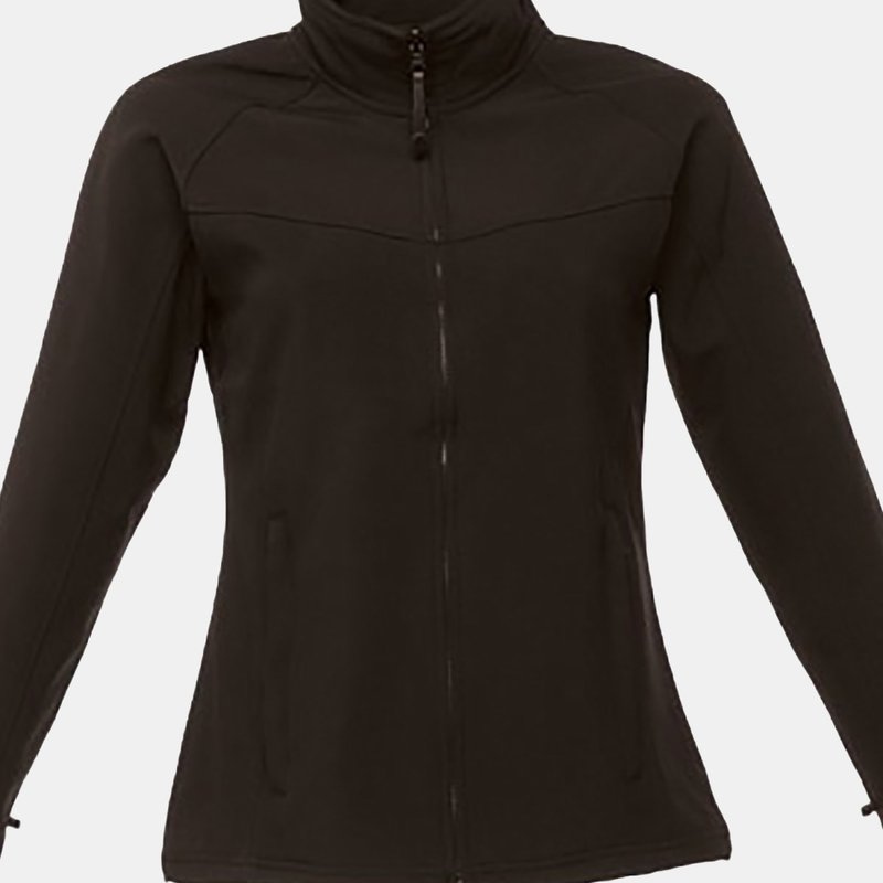 Shop Regatta Womens/ladies Uproar Softshell Jacket In Black
