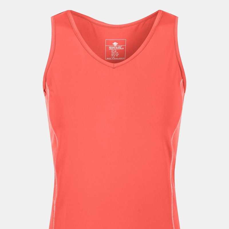 Regatta Womens/ladies Varey Active Undershirt In Orange