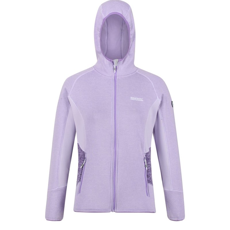 Regatta Womens/ladies Walbury Iii Full Zip Fleece Jacket In Purple