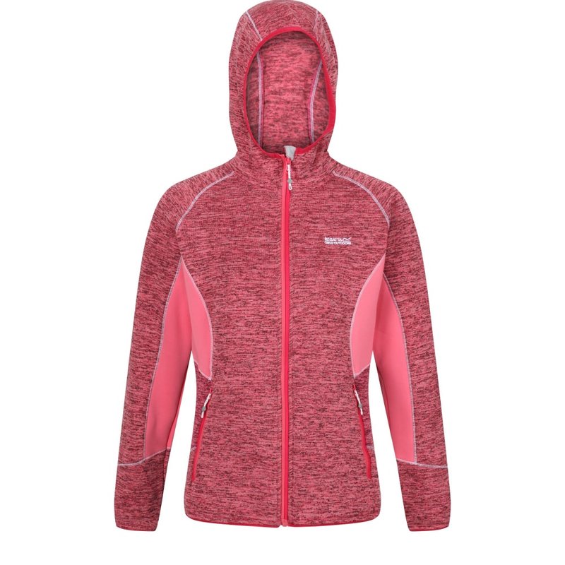 Regatta Womens/ladies Walbury Iii Full Zip Fleece Jacket In Pink