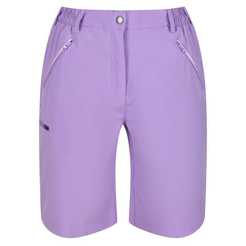 Regatta Womens/ladies Xert Stretch Shorts In Purple