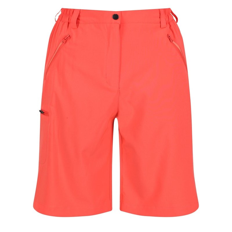 Regatta Womens/ladies Xert Stretch Shorts In Orange