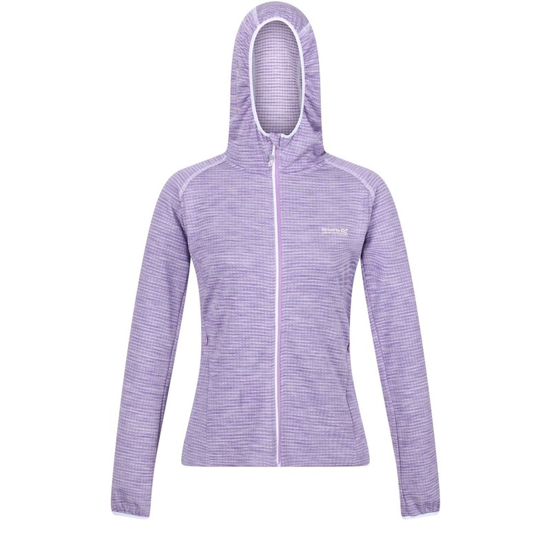Regatta Womens/ladies Yonder Full Zip Hoodie In Purple