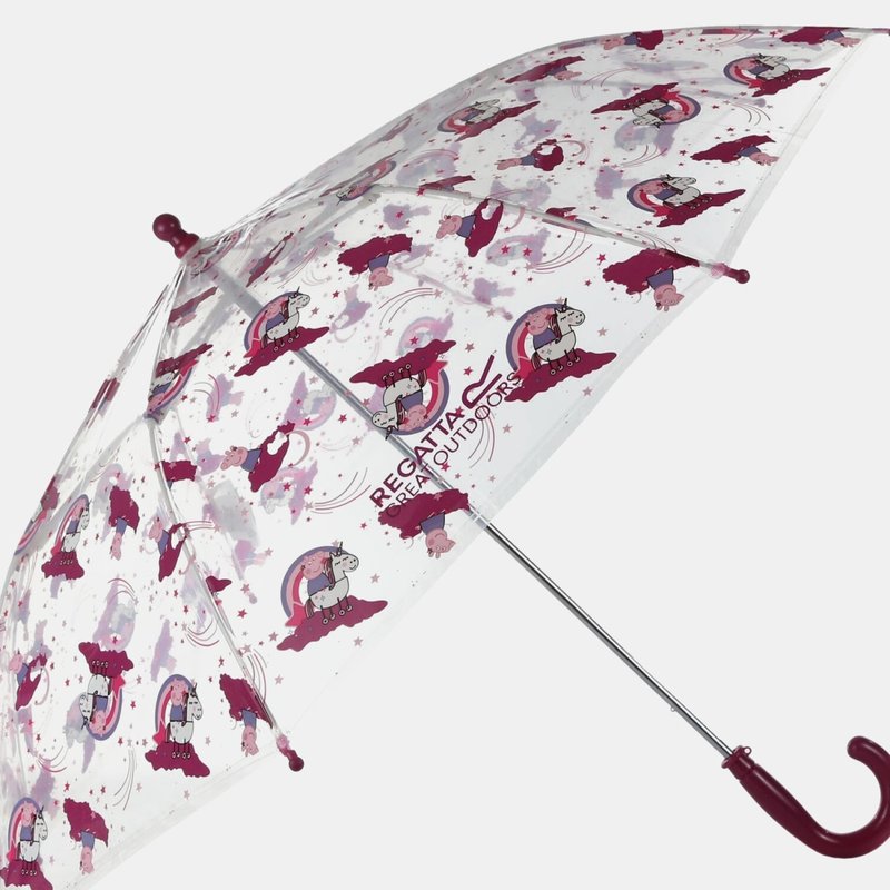 Regatta Wonder Peppa Pig Stick Umbrella In Red