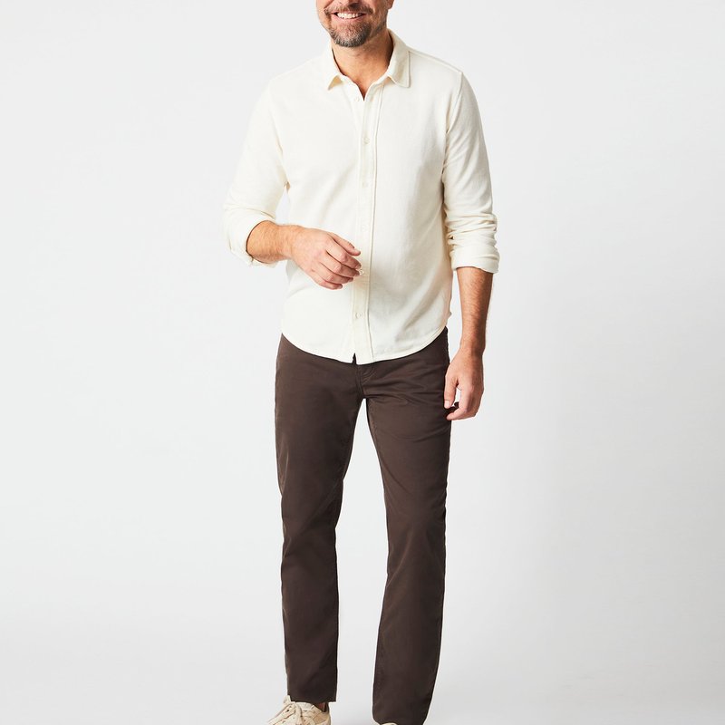 Shop Billy Reid Long Sleeve Knit Yellowhammer Shirt In White