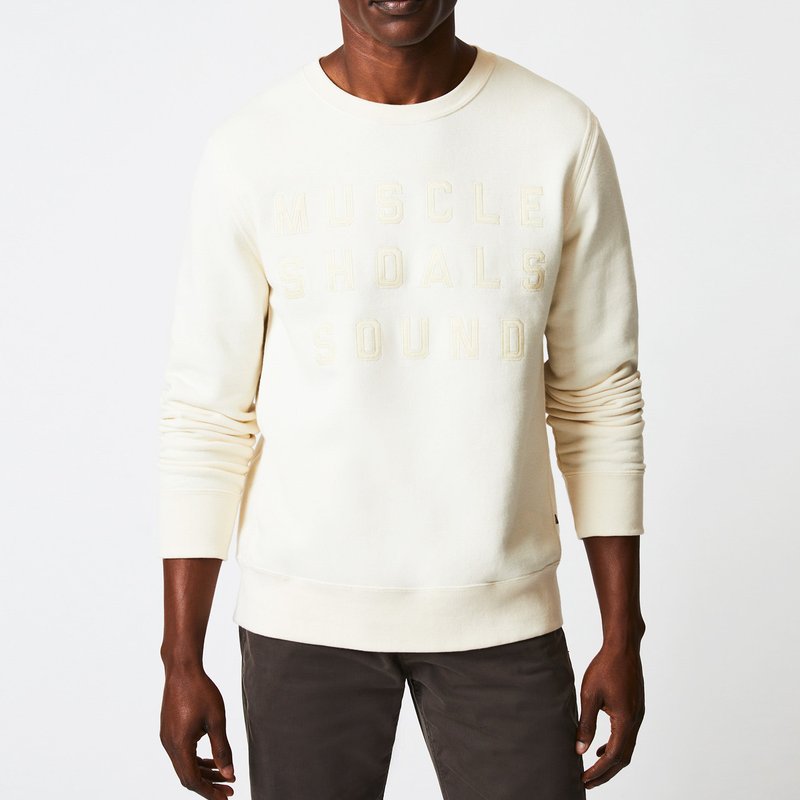 Shop Reid Muscle Shoals Sound Crewneck Sweatshirt In White