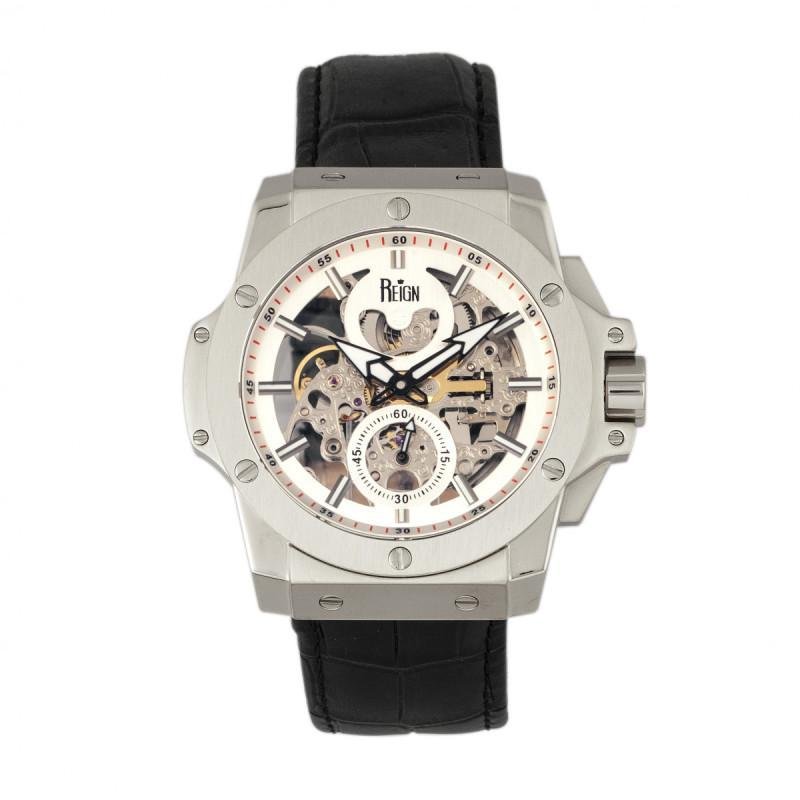 Reign Watches Reign Commodus Automatic Skeleton Men's Watch In Grey