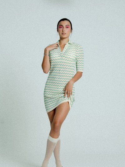 relax baby be cool Light Weight Short Sleeve Button Up Cotton Knit Tennis Dress product