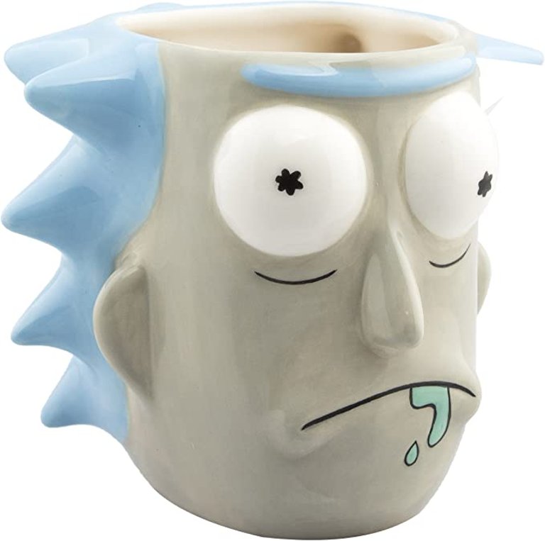 Official Rick 3D Mug - Gray/Blue