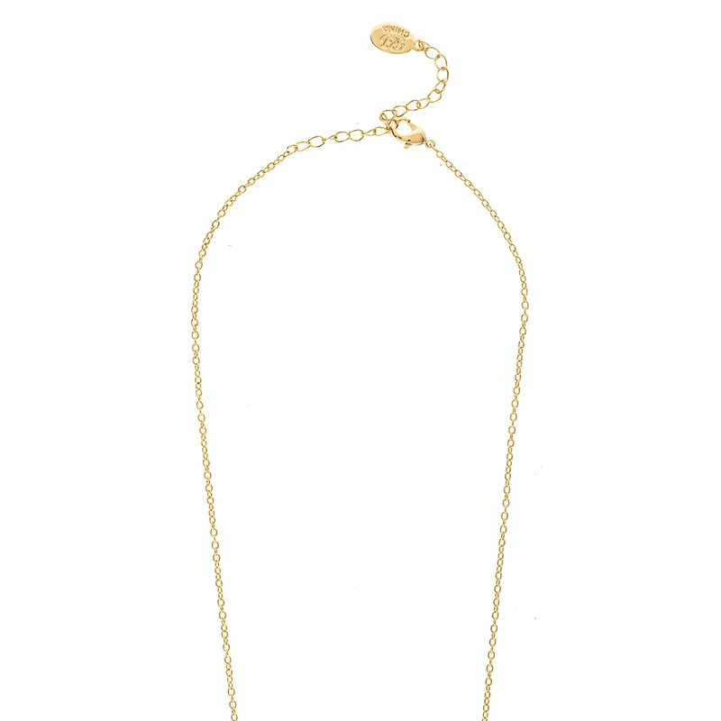 Rivka Friedman Polished Bar Station Necklace In Gold