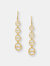 Polished Marine Link Dangle Earrings - Gold
