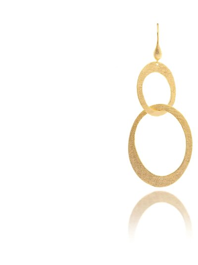 Rivka Friedman Satin Cascading Oval Earrings product