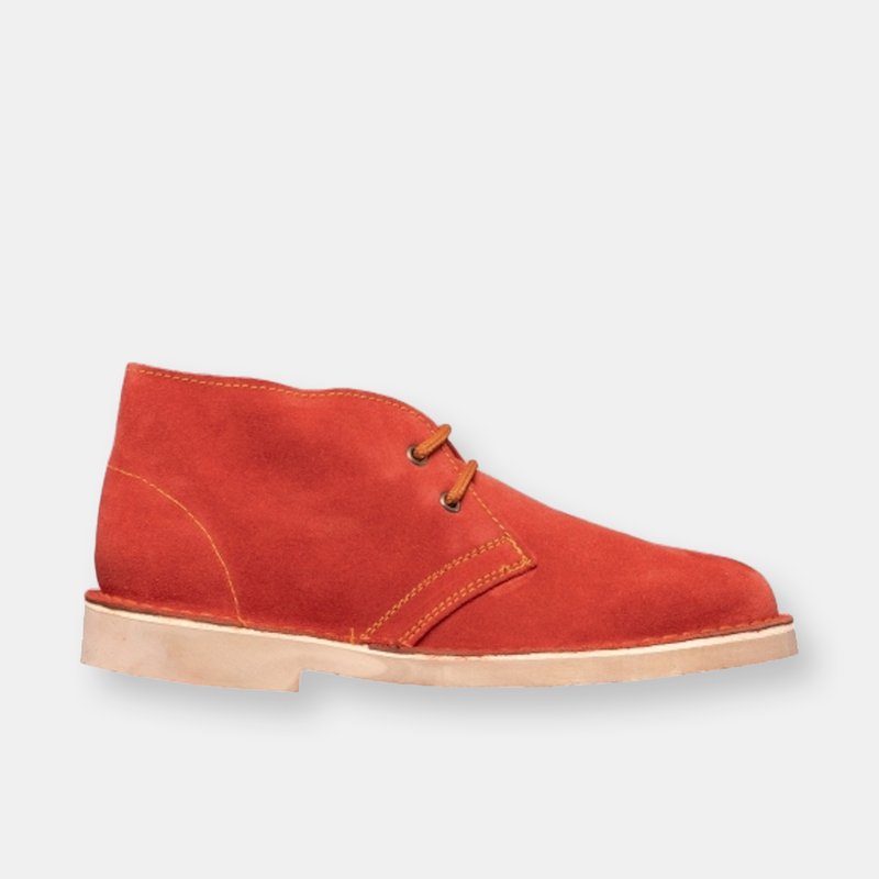 Shop Roamers Mens Real Suede Unlined Desert Boots In Red