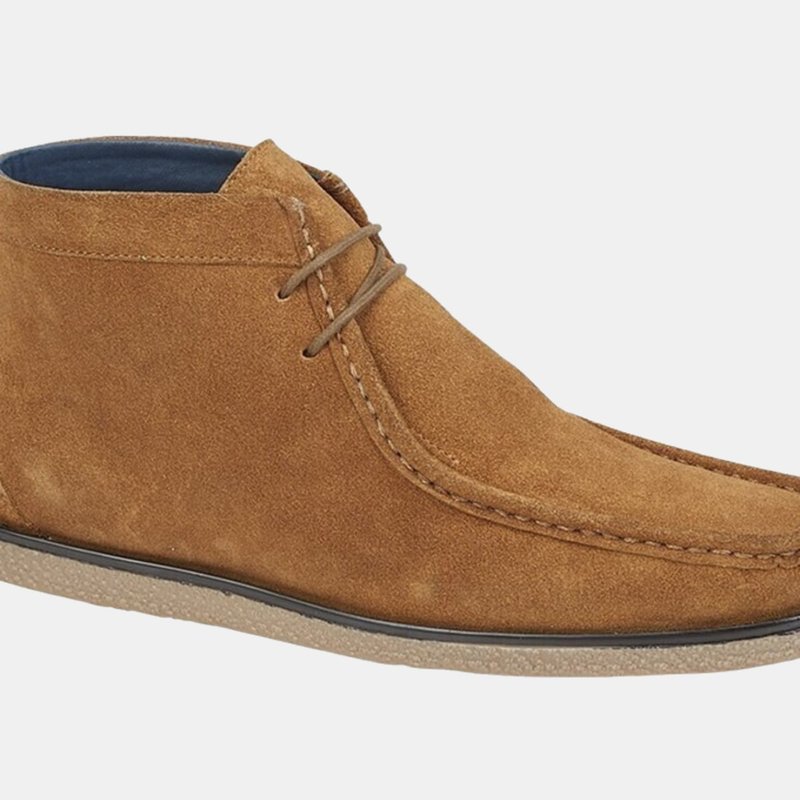 Roamers Mens Suede Ankle Boots In Brown