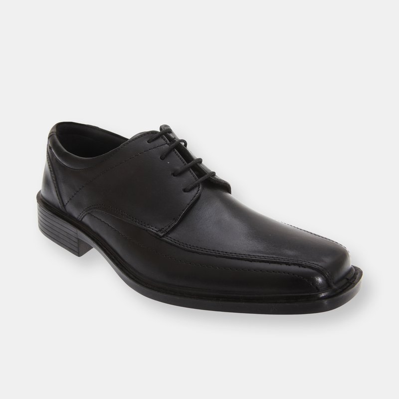 Shop Roamers Mens Superlite Lace-up Leather Shoes (black)