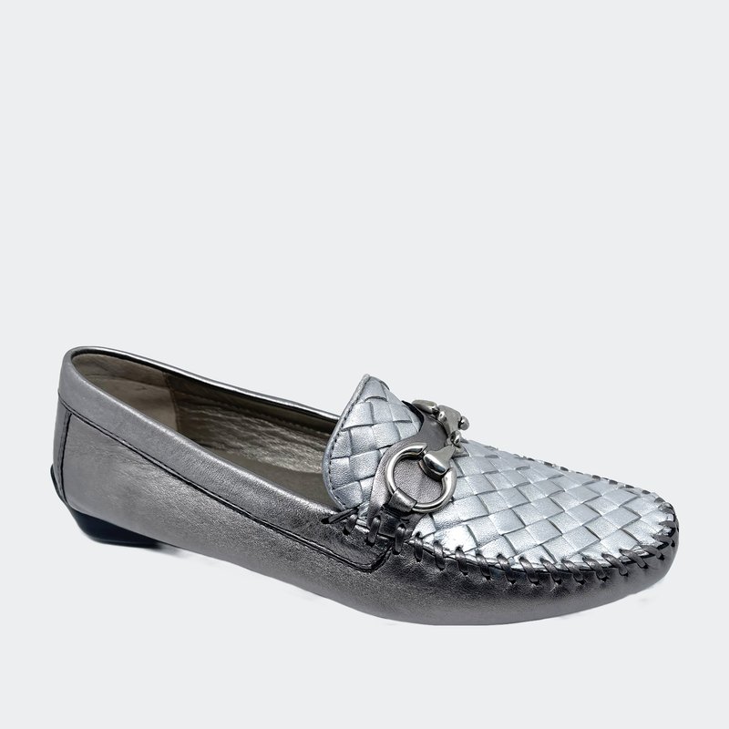 Shop Robert Zur Perlata Loafers In Grey