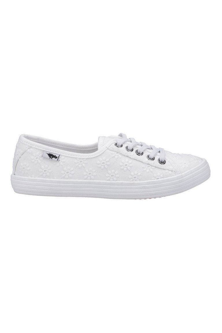 Womens/Ladies Chow Chow Fortune Sneaker (White) - White