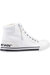 Womens/Ladies Jazzin Hi 12A Cotton Canvas Shoes (White)