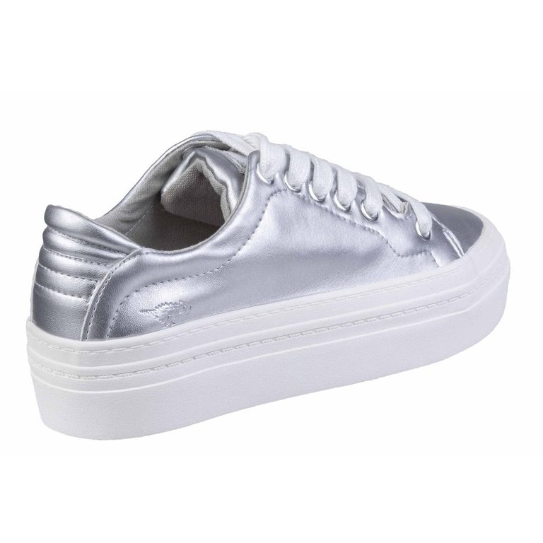 Womens Milkyway Flatform Shoe (Silver)